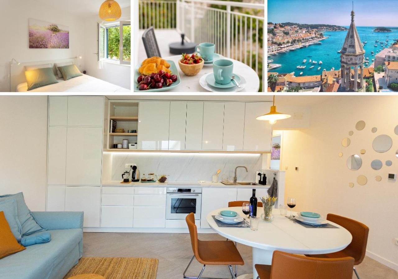 Jesliving Hvar - 2 Bedroom Elegant Apartment With Sea View In Historic Center Of Hvar Town Exterior photo